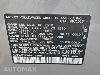 2025 Volkswagen Atlas Cross Sport 2.0T SE w/Technology - miniatura 21