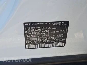 2025 Volkswagen Atlas Cross Sport 2.0T SE w/Technology - miniatura 15