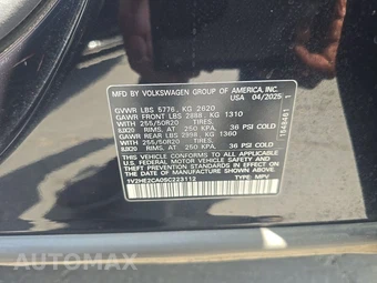 2025 Volkswagen Atlas Cross Sport Comfortline R-Line Black Edition - miniatura 15