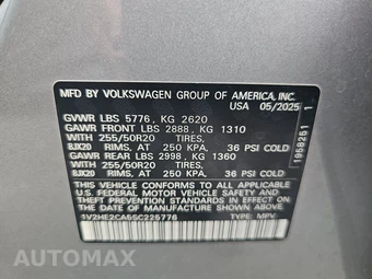 2025 Volkswagen Atlas Cross Sport Comfortline R-Line Black Edition - miniatura 15