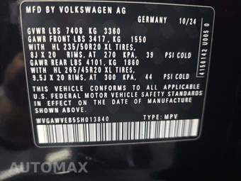 2025 Volkswagen ID. Buzz Pro S Single-Tone 128.0" WB - miniatura 5