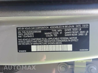 2025 Volvo XC40 B5 Plus Bright Theme – miniatura 18