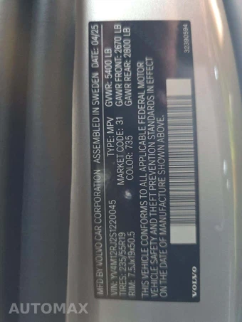 2025 Volvo XC60 B5 Core – miniatura 5