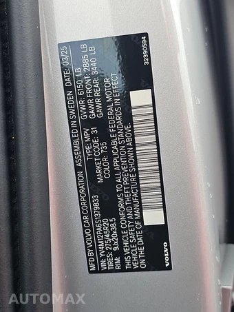 2025 Volvo XC90 Core 7-Passenger – miniatura 15