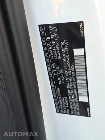 2025 Volvo XC90 Plug-In Hybrid Plus 6-Passenger - miniatura 15