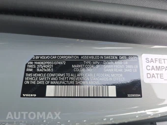 2025 Volvo XC90 Plus Bright Theme w/7-Passenger Seating - miniatura 15