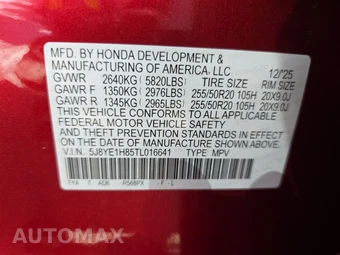 2026 Acura MDX w/Advance Pkg – miniatura 15