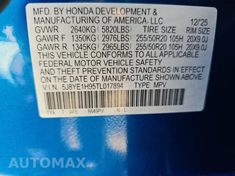 2026 Acura MDX w/Platinum Elite A-Spec Pkg - miniatura 15