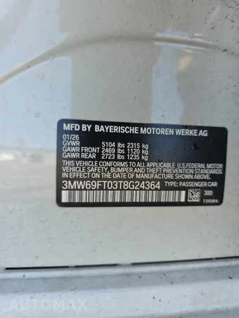 2026 BMW 3 Series Sedan M340i xDrive NA - miniatura 14