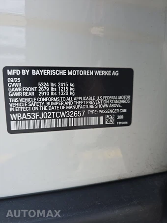 2026 BMW 5 Series Sedan 530i xDrive - miniatura 20