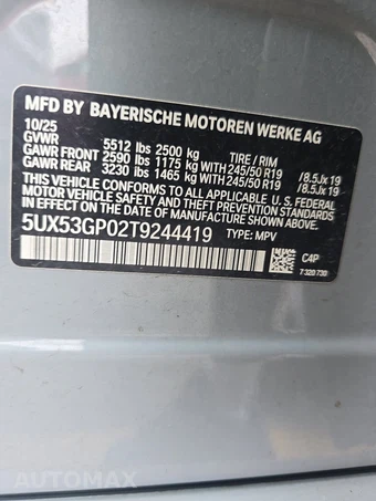 2026 BMW X3 30 xDrive M SPORT LINE - miniatura 15