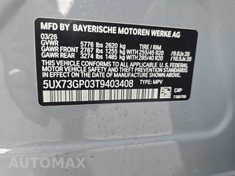 2026 BMW X3 M50 – miniatura 15