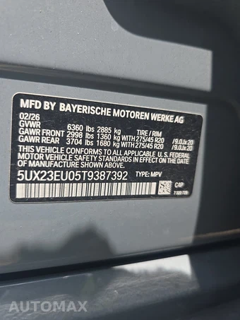 2026 BMW X5 Sports Activity Vehicle xDrive40i M SPORT LINE - miniatura 15