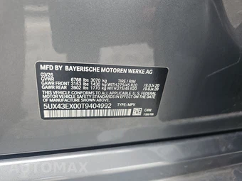 2026 BMW X6 Sports Activity Coupe M60i xDrive - miniatura 21