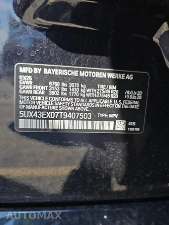 2026 BMW X6 Sports Activity Coupe M60i xDrive - miniatura 15