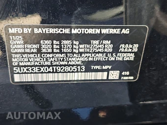 2026 BMW X6 Sports Activity Coupe xDrive40i – miniatura 21