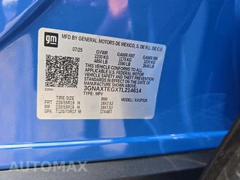 2026 Chevrolet Equinox RS 2RS - miniatura 2
