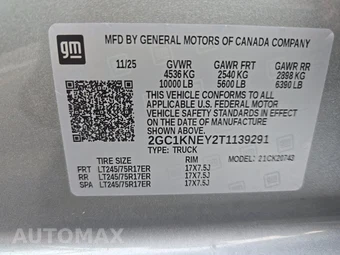 2026 Chevrolet Silverado 2500HD LT Crew Cab Short Bed 1LT - miniatura 14