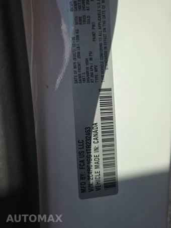 2026 Chrysler Pacifica Limited 121.6" WB – miniatura 22