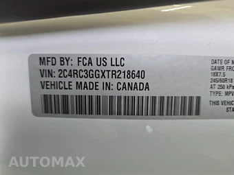 2026 Chrysler Pacifica Limited 121.6" WB - miniatura 15