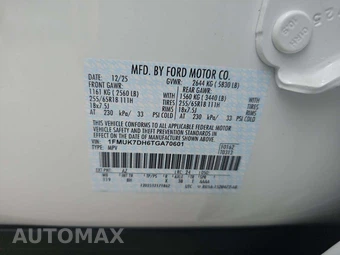 2026 Ford Explorer Active w/200A - miniatura 5