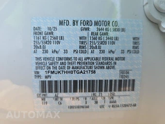 2026 Ford Explorer Platinum - miniatura 15
