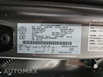 2026 Ford F-150 Hybrid LARIAT Crew Cab Short Bed - miniatura 14