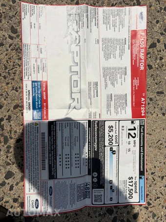 2026 Ford F-150 Raptor Crew Cab Short Bed - miniatura 17