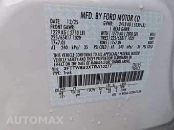 2026 Ford Maverick Hybrid XL Crew Cab Short Bed - miniatura 2
