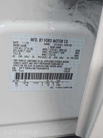 2026 Ford Maverick Hybrid XLT Crew Cab Short Bed - miniatura 14