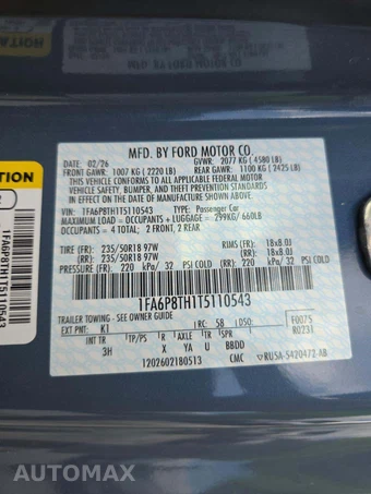 2026 Ford Mustang EcoBoost Premium Coupe - miniatura 2
