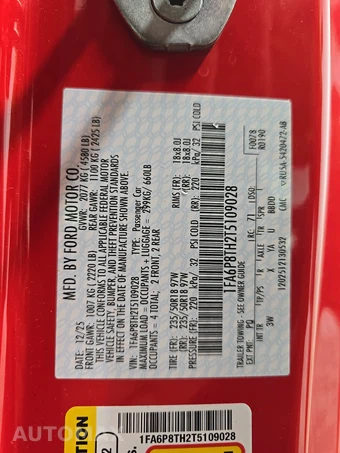 2026 Ford Mustang EcoBoost Premium Coupe - miniatura 14