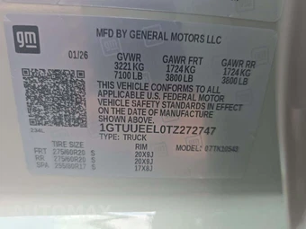 2026 GMC Sierra 1500 AT4 Crew Cab Short Bed 4SB - miniatura 2