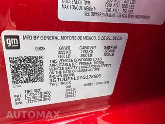 2026 GMC Sierra 1500 AT4X Crew Cab Short Bed 4SG - miniatura 25