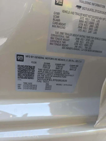 2026 GMC Sierra 1500 AT4X Crew Cab Short Bed 4SG - miniatura 5