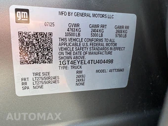 2026 GMC Sierra EV Denali Max Range Crew Cab Short Bed - miniatura 25