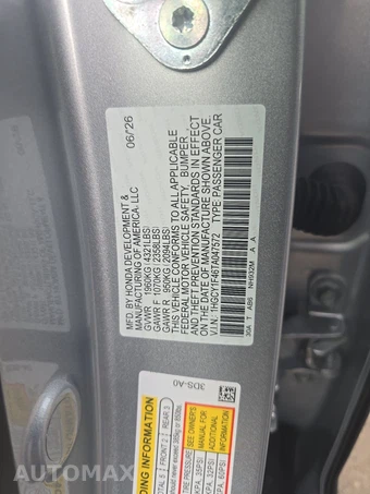 2026 Honda Accord Sedan SE - miniatura 14