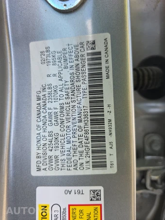 2026 Honda Civic Sedan Hybrid Sport - miniatura 15