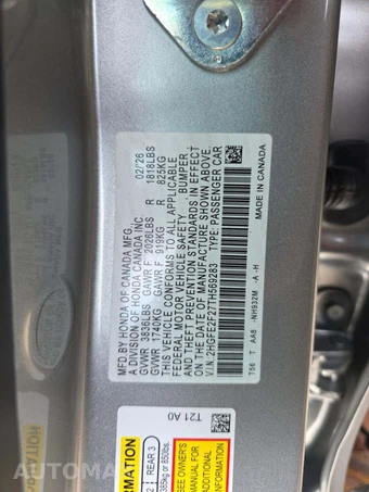 2026 Honda Civic Sedan LX - miniatura 5