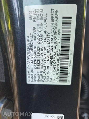 2026 Honda CR-V Hybrid Sport Touring - miniatura 2