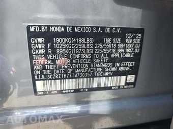 2026 Honda HR-V EX-L - miniatura 5