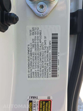 2026 Honda Odyssey Elite 118.1" WB - miniatura 2