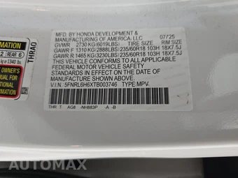 2026 Honda Odyssey EX-L 118.1" WB - miniatura 16