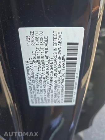 2026 Honda Passport TrailSport Elite Blackout - miniatura 5