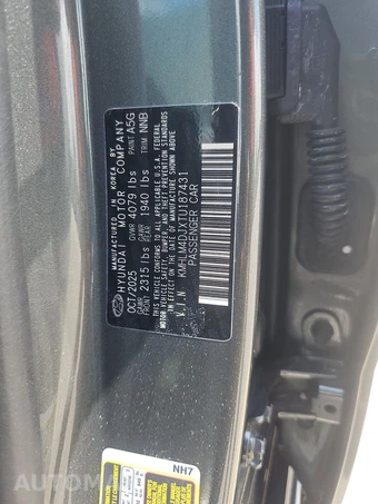 2026 Hyundai Elantra Hybrid Blue - miniatura 14