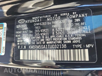 2026 Hyundai Palisade Hybrid Calligraphy – miniatura 15