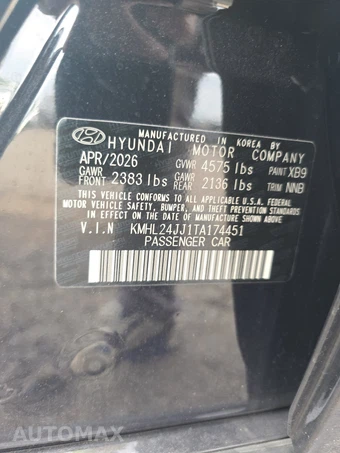 2026 Hyundai Sonata Hybrid Blue - miniatura 14