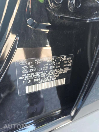 2026 Hyundai Sonata Hybrid Blue - miniatura 2