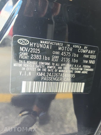 2026 Hyundai Sonata Hybrid Blue - miniatura 14