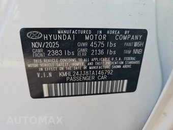 2026 Hyundai Sonata Hybrid Blue - miniatura 14